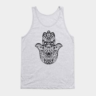 the Buddha hand in mandala floral pattern ecopop Tank Top